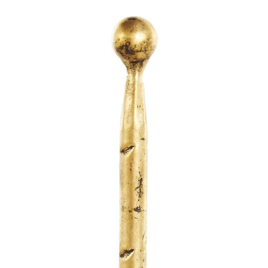 Gold Metal Slim Display Easel with Ball Accent Set